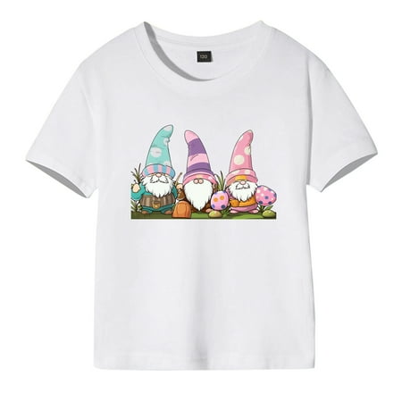 ZMHEGW Toddler Girls Boys Easter Summer Short Sleeve Egg Cartoon Prints T Shirt Tops for Children Clothes Soft
ZMHEGW Toddler Girls Boys Easter Summer Short Sleeve Egg Cartoon Prints T Shirt Tops for Children Clothes Soft