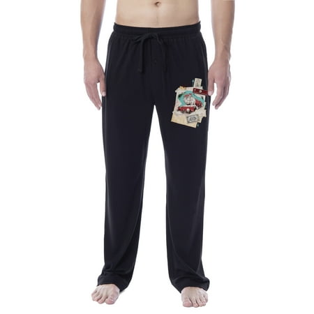 Harry Potter Mens Hogwarts Express Train 9 3/4 Sleep Pajama Pants