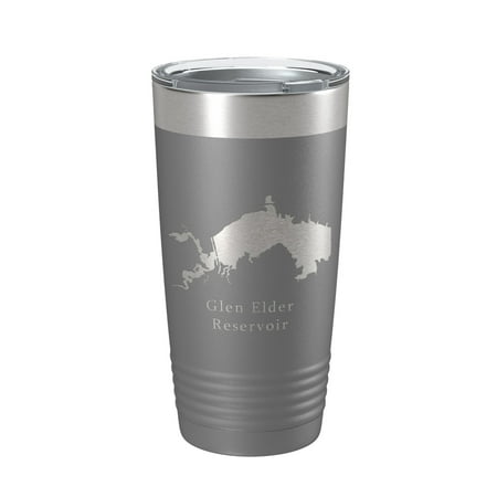 Glen Elder Reservoir Tumbler Lake Map Travel Mug Insulated Laser Engraved Coffee Cup Kansas 20 oz Dark Gray
Glen Elder Reservoir Tumbler Lake Map Travel Mug Insulated Laser Engraved Coffee Cup Kansas 20 oz Dark Gray