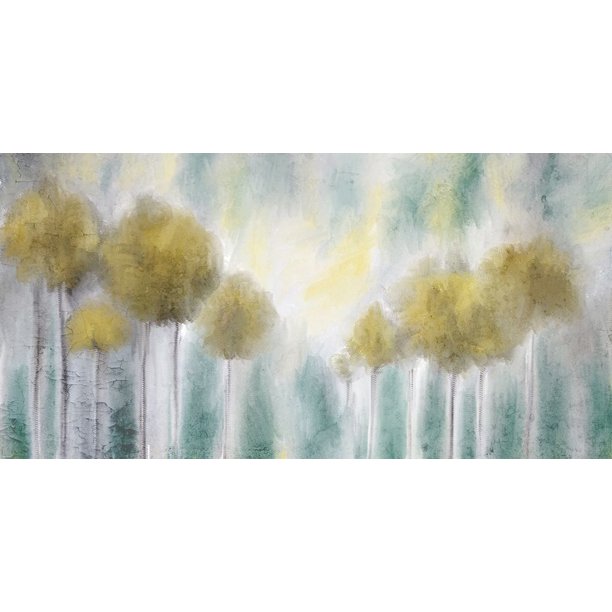 Yellow Grove Poster Print by Allen Kimberly