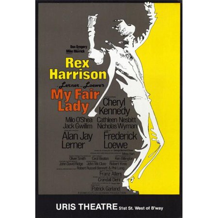 Posterazzi MOVCH5725 My Fair Lady Broadway Movie Poster - 27 x 40 in.