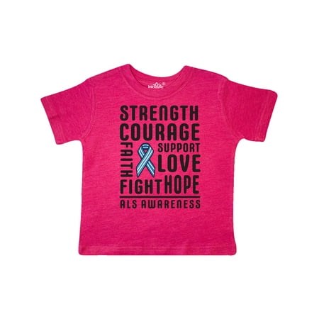 Inktastic ALS Awareness Strength Courage Support Gift Toddler Boy or Toddler Girl T-Shirt
Inktastic ALS Awareness Strength Courage Support Gift Toddler Boy or Toddler Girl T-Shirt