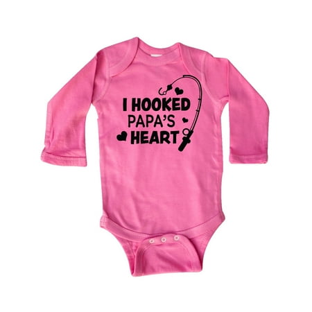 Inktastic I Hooked Papa s Heart with Fishing Rod Gift Baby Boy or Baby Girl Long Sleeve Bodysuit
Inktastic I Hooked Papa s Heart with Fishing Rod Gift Baby Boy or Baby Girl Long Sleeve Bodysuit