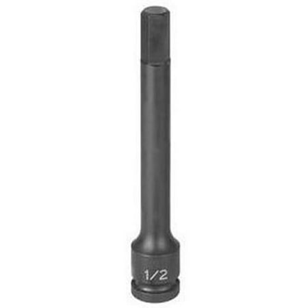 1PK Grey Pneumatic 29106M 1/2 Drive x 10mm Hex Driver 6 Length Socket