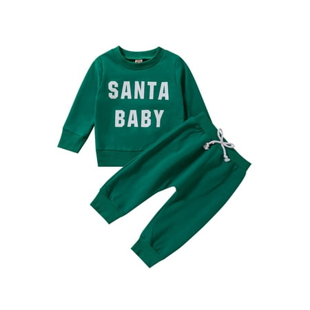 Newborn Infant Baby Boy Girl Christmas Suit Set Letter Print Round Neck Long Sleeve Tops Long Pants
Newborn Infant Baby Boy Girl Christmas Suit Set Letter Print Round Neck Long Sleeve Tops Long Pants
