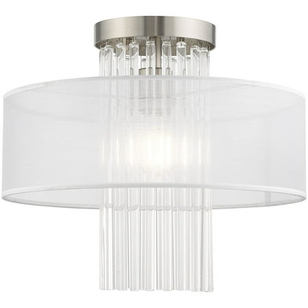 Flush Mounts 1 Light Fixtures With Brushed Nickel Finish Steel Material Medium 14 60 Watts
Flush Mounts 1 Light Fixtures With Brushed Nickel Finish Steel Material Medium 14 60 Watts