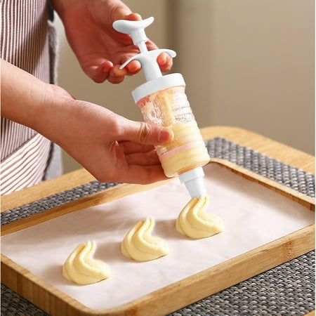 Cookie Disc Cookie Press Classic Cookie Maker Making Set With 8 Cake Tips And For DIY Cake Cookie Maker Decorating
Cookie Disc Cookie Press Classic Cookie Maker Making Set With 8 Cake Tips And For DIY Cake Cookie Maker Decorating