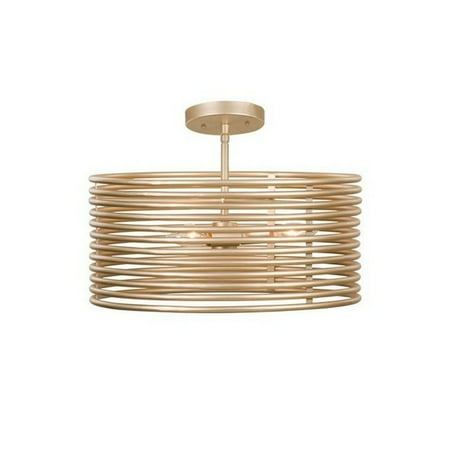 Kalco Lighting - Emery - Three Light Convertible Pendant Modern Gold Finish