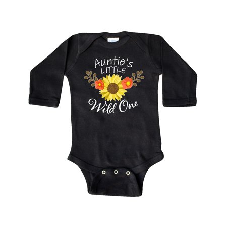Inktastic Auntie s Little Wild 1 with Beautiful Sunflower Gift Baby Boy or Baby Girl Long Sleeve Bodysuit
Inktastic Auntie s Little Wild 1 with Beautiful Sunflower Gift Baby Boy or Baby Girl Long Sleeve Bodysuit