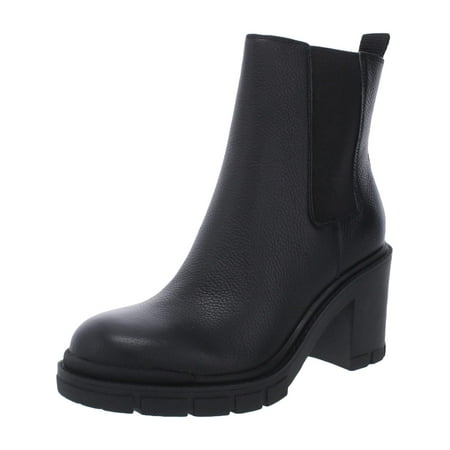 Marc Fisher Womens Vanlisa Leather Round Toe Booties