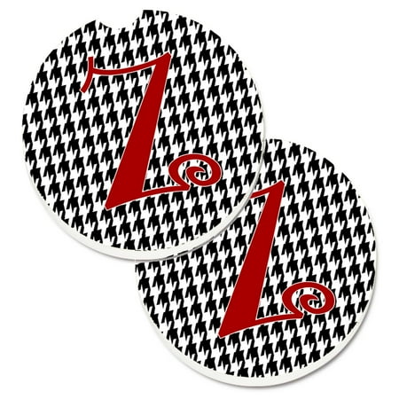 Carolines Treasures CJ1035-ZCARC Monogram Initial Z Houndstooth Black Set of 2 Cup Holder Car Coasters Large
Carolines Treasures CJ1035-ZCARC Monogram Initial Z Houndstooth Black Set of 2 Cup Holder Car Coasters Large