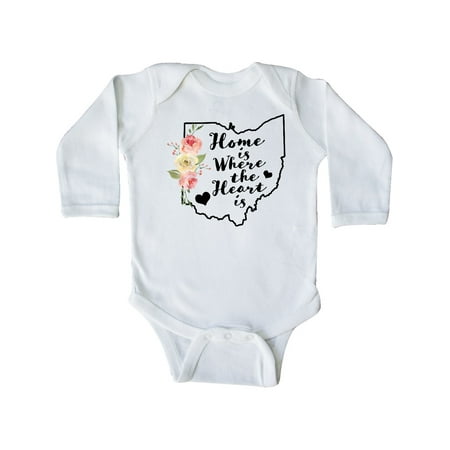 Inktastic Ohio Home is Where the Heart is with Watercolor Floral Gift Baby Boy or Baby Girl Long Sleeve Bodysuit
Inktastic Ohio Home is Where the Heart is with Watercolor Floral Gift Baby Boy or Baby Girl Long Sleeve Bodysuit