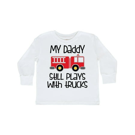 Inktastic Firefighter Daddy Plays With Trucks Gift Toddler Boy or Toddler Girl Long Sleeve T-Shirt
Inktastic Firefighter Daddy Plays With Trucks Gift Toddler Boy or Toddler Girl Long Sleeve T-Shirt