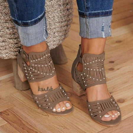 Women Fashion Fish Mouth Sandals Open Toe Chunky Heels Solid Buckle Casual Shoes Sandals
Women Fashion Fish Mouth Sandals Open Toe Chunky Heels Solid Buckle Casual Shoes Sandals