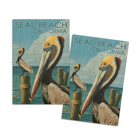 Seal Beach California Brown Pelican (4x6 Birch Wood Postcards 2-Pack Stationary Rustic Home Wall Decor)
Seal Beach California Brown Pelican (4x6 Birch Wood Postcards 2-Pack Stationary Rustic Home Wall Decor)