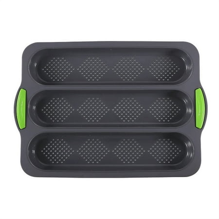 SUKIY Silicone 3 Loaf French Bread Mould Bread Pans Baking Tray Kitchen Baking Tools
SUKIY Silicone 3 Loaf French Bread Mould Bread Pans Baking Tray Kitchen Baking Tools