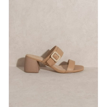Nicole Buckle Block Heel