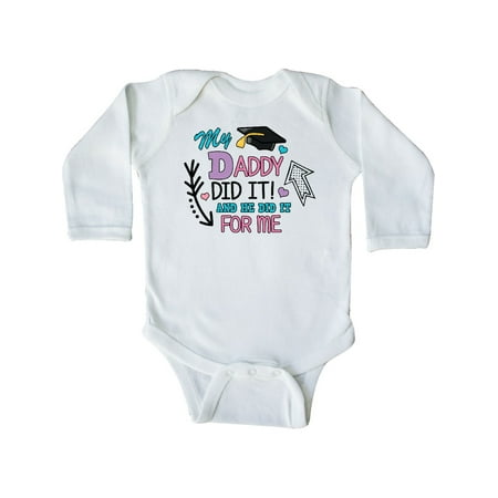 Inktastic My Daddy Did It and He Did it For Me with Graduation Cap Gift Baby Girl Long Sleeve Bodysuit
Inktastic My Daddy Did It and He Did it For Me with Graduation Cap Gift Baby Girl Long Sleeve Bodysuit