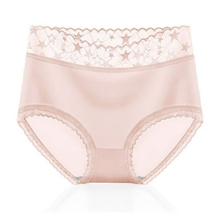 Relanfenk Intimates Women s Fashion High Waist Breathable Underpants Panties