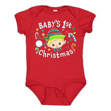 Inktastic Baby s 1st Christmas Elf Boy with Candy Canes Gift Baby Boy or Baby Girl Bodysuit
Inktastic Baby s 1st Christmas Elf Boy with Candy Canes Gift Baby Boy or Baby Girl Bodysuit