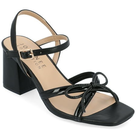 Journee Collection Womens Issmia Two Tone Covered Block Heel Multi Strap Sandals
Journee Collection Womens Issmia Two Tone Covered Block Heel Multi Strap Sandals