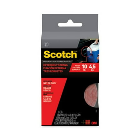 Scotch Extreme Fasteners 1 X 4 Ft Clear 2-pack RF6740 RF6740 USS-MMMRF6740