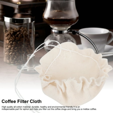 Tebru 10Pcs Household Reusable Cotton Coffee Filter Cloth Replacement for Siphon Pot Coffee Filter Cloth Coffee Filter Accessory
Tebru 10Pcs Household Reusable Cotton Coffee Filter Cloth Replacement for Siphon Pot Coffee Filter Cloth Coffee Filter Accessory