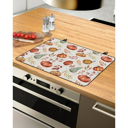 Fall Thanksgiving Stove Top Covers for Electric Stove Heat Insulation Fireproof Glass Cooktop Cover Counter Top Glass Stove Cover 31 x24 Teal Orange Pumpkin Maple Leaf Botanical
Fall Thanksgiving Stove Top Covers for Electric Stove Heat Insulation Fireproof Glass Cooktop Cover Counter Top Glass Stove Cover 31 x24 Teal Orange Pumpkin Maple Leaf Botanical