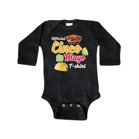 Inktastic Cinco De Mayo Official Tshirt Funny Pun with Taco Salso and Lime Gift Baby Boy or Baby Girl Long Sleeve Bodysuit
Inktastic Cinco De Mayo Official Tshirt Funny Pun with Taco Salso and Lime Gift Baby Boy or Baby Girl Long Sleeve Bodysuit