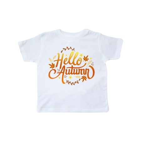 Inktastic Fall Season Hello Autumn in Orange and Yellow with Leaves Gift Toddler Boy or Toddler Girl T-Shirt
Inktastic Fall Season Hello Autumn in Orange and Yellow with Leaves Gift Toddler Boy or Toddler Girl T-Shirt