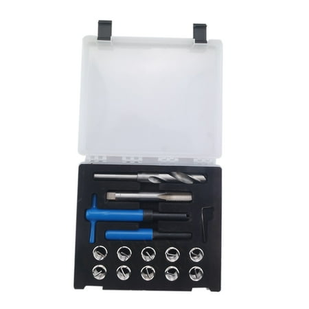 Docooler 15Pcs M16 X 2 Thread Kit Helicoil Compatible 16mm Damaged Threads