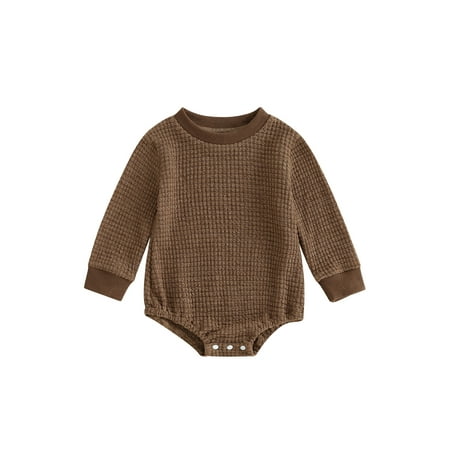 Sunisery Baby Girls Boys Autumn Casual Jumpsuit Infant Solid Color Long Sleeve Crew Neck Romper 0-18Months
Sunisery Baby Girls Boys Autumn Casual Jumpsuit Infant Solid Color Long Sleeve Crew Neck Romper 0-18Months