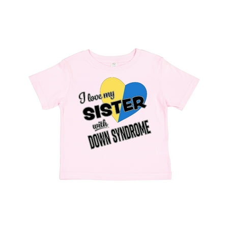 Inktastic I Love My Sister with Down Syndrome Gift Toddler Boy or Toddler Girl T-Shirt
Inktastic I Love My Sister with Down Syndrome Gift Toddler Boy or Toddler Girl T-Shirt
