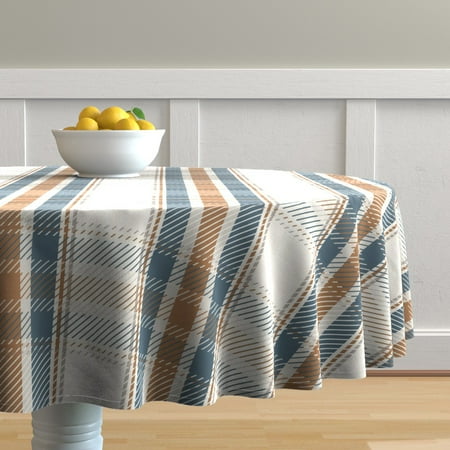 Cotton Sateen Tablecloth 70 Round - Autumn Plaid Fall Tartan Sage Green Dusty Blue Print Custom Table Linens by Spoonflower
Cotton Sateen Tablecloth 70 Round - Autumn Plaid Fall Tartan Sage Green Dusty Blue Print Custom Table Linens by Spoonflower