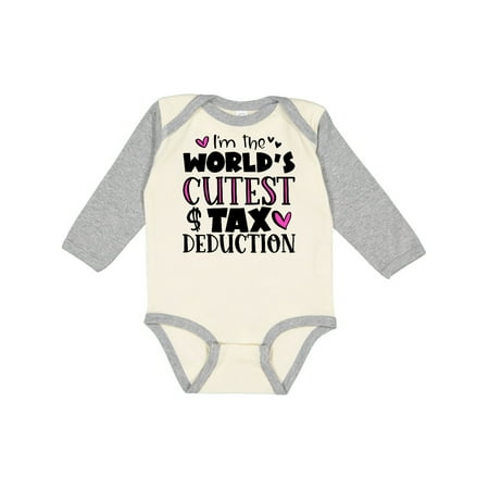 Inktastic I m the Worlds Cutest Tax Deduction Pink Hearts Gift Baby Boy or Baby Girl Long Sleeve Bodysuit
Inktastic I m the Worlds Cutest Tax Deduction Pink Hearts Gift Baby Boy or Baby Girl Long Sleeve Bodysuit