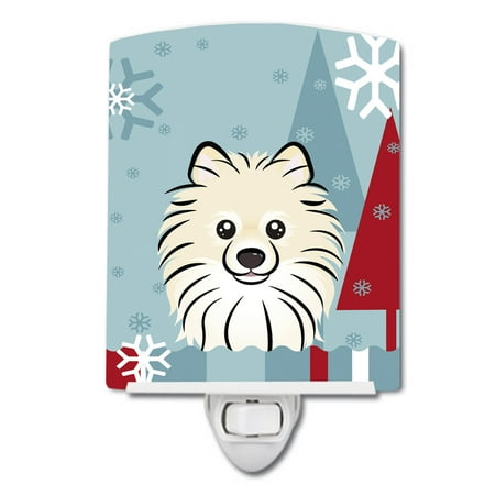 Caroline s Treasures BB1703CNL Winter Holiday Pomeranian Ceramic Night Light 6x4x3 multicolor
Caroline s Treasures BB1703CNL Winter Holiday Pomeranian Ceramic Night Light 6x4x3 multicolor