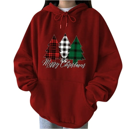 Shirt Women Xmas Leopard Plaid Trees Print Sweatshirt Casual Long Sleeve Hooded Pullover Coats
Shirt Women Xmas Leopard Plaid Trees Print Sweatshirt Casual Long Sleeve Hooded Pullover Coats
