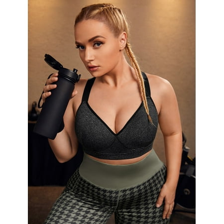 Dark Grey Women s Plus High Support Easy to Wear Criss Cross Back Sports Bra 4XL(20) Y22002D
Dark Grey Women s Plus High Support Easy to Wear Criss Cross Back Sports Bra 4XL(20) Y22002D