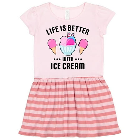 Inktastic Life is Better with Ice Cream with Bowl and Two Cones Gift Toddler Girl Dress
Inktastic Life is Better with Ice Cream with Bowl and Two Cones Gift Toddler Girl Dress