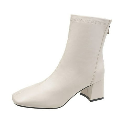 Wesracia Boots For Women Winter Boots Womens Ladies Wedge Squared Heels Squared Toe Zip Up Solid Boots Shoes
Wesracia Boots For Women Winter Boots Womens Ladies Wedge Squared Heels Squared Toe Zip Up Solid Boots Shoes