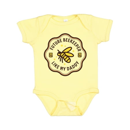 Inktastic Future Beekeeper Like Daddy Gift Baby Boy or Baby Girl Bodysuit