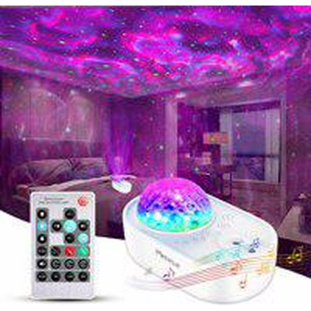 Projection LED Light White Noise Music Night Lamp Bluetooth-compatible Remote Control Projector Auto-Off Star Projector White
Projection LED Light White Noise Music Night Lamp Bluetooth-compatible Remote Control Projector Auto-Off Star Projector White
