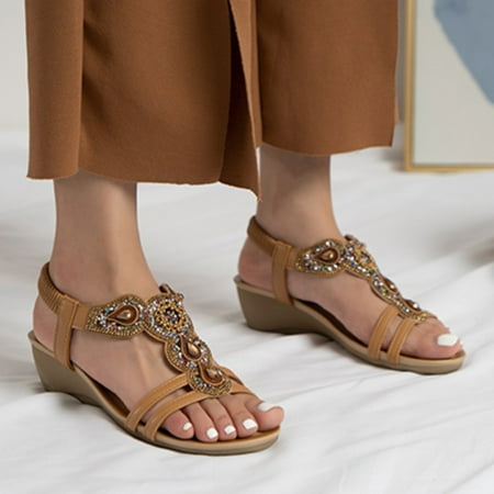 Wedges Heels for Women Practical Great Womens Sandals Sandals Wedge Satisfied High-Quality Durable Women s Sandals Adorable A 38
Wedges Heels for Women Practical Great Womens Sandals Sandals Wedge Satisfied High-Quality Durable Women s Sandals Adorable A 38