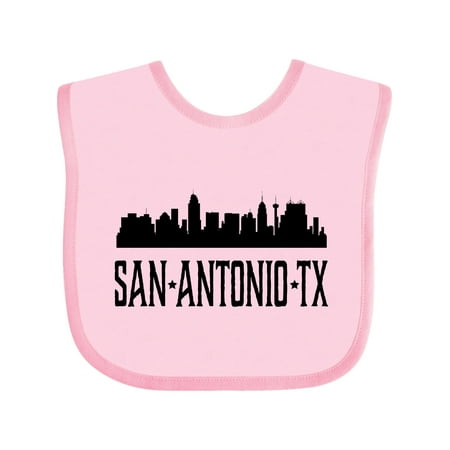 Inktastic San Antonio Texas City Skyline Gift Baby Boy or Baby Girl Bib