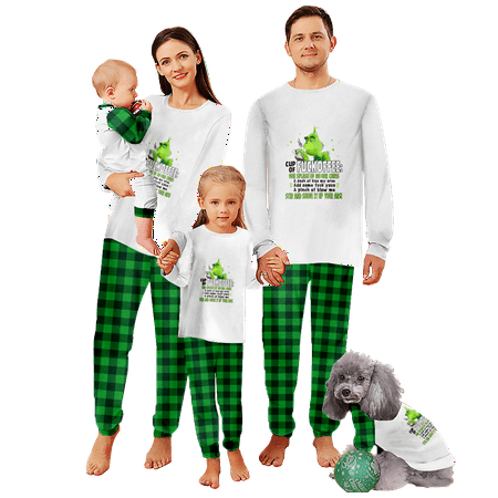 FUNIER Matching Family Christmas Pajamas Sets Cartoon Monster Green Black Buffalo Print Sizes for Adult-Kids-Baby-Pet 2-Piece Top and Pants Bodysuits Sleepwear Pajamas Set
FUNIER Matching Family Christmas Pajamas Sets Cartoon Monster Green Black Buffalo Print Sizes for Adult-Kids-Baby-Pet 2-Piece Top and Pants Bodysuits Sleepwear Pajamas Set
