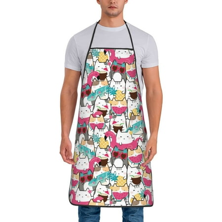 Adjustable Bib Apron - Hawaiian Style Cute Cartoon Cat Waterdrop Resistant Cooking Apron Kitchen Aprons for Men Women
Adjustable Bib Apron - Hawaiian Style Cute Cartoon Cat Waterdrop Resistant Cooking Apron Kitchen Aprons for Men Women