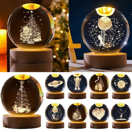 Clearance! Zainafacai Led Lights for Bedroom Christmas Crystal Lamp Night Astronaut Planet Globe 3D Solar System with Led Light Base Astronomy Gift Lamp Gift Lamps for Mother Girlfriend Room Decor J
Clearance! Zainafacai Led Lights for Bedroom Christmas Crystal Lamp Night Astronaut Planet Globe 3D Solar System with Led Light Base Astronomy Gift Lamp Gift Lamps for Mother Girlfriend Room Decor J
