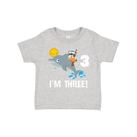 Inktastic 3rd Birthday Dolphin Cute Beach 3 Year Old Gift Toddler Boy or Toddler Girl T-Shirt
Inktastic 3rd Birthday Dolphin Cute Beach 3 Year Old Gift Toddler Boy or Toddler Girl T-Shirt
