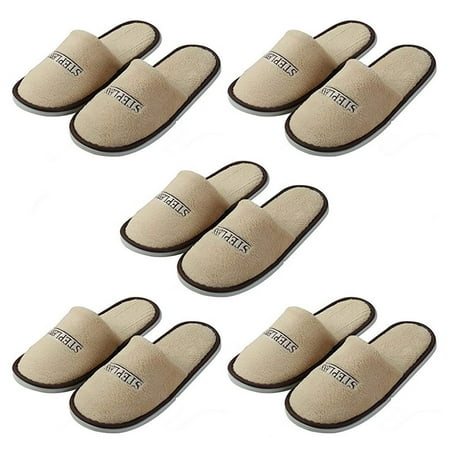 KEVCHE 5 Pairs Of Plush Slippers Disposable Closed Slippers Hotel Disposable Slippers
KEVCHE 5 Pairs Of Plush Slippers Disposable Closed Slippers Hotel Disposable Slippers