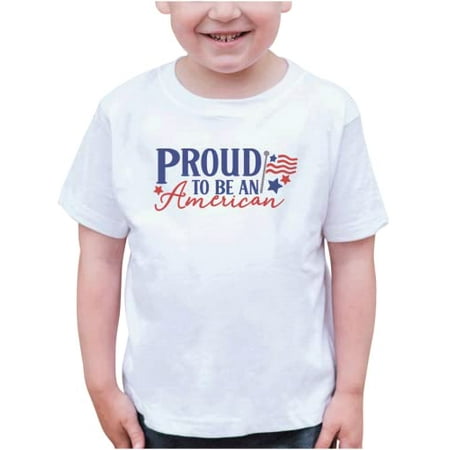 7 ate 9 Apparel Kids Patriotic 4th of July Shirt - Proud to Be an American White T-Shirt 2T
7 ate 9 Apparel Kids Patriotic 4th of July Shirt - Proud to Be an American White T-Shirt 2T